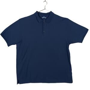 Joes USA Polo Shirt Size 3XLT Blue Short Sleeve Collared